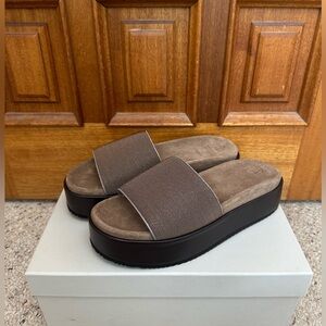 Brunello Cucinelli platform Monili sandals